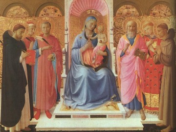  angel - Annalena Retablo Renacentista Fra Angelico